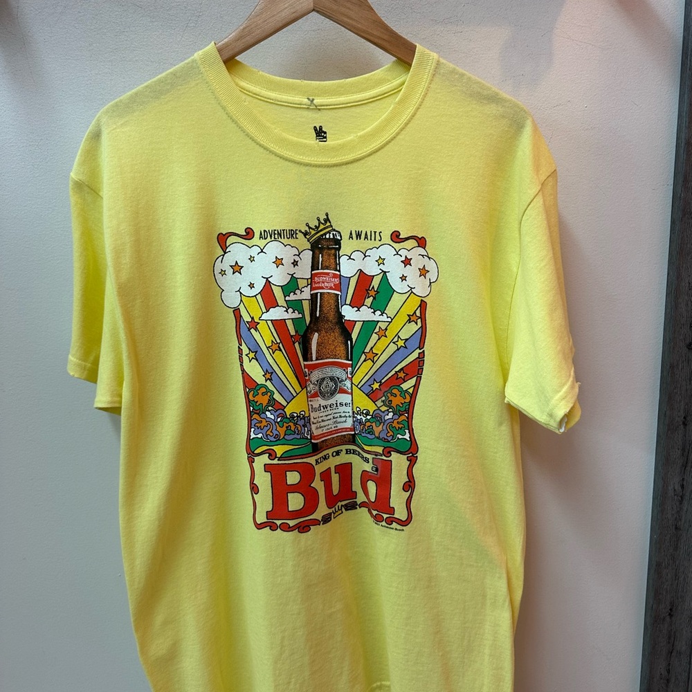 Junk Food Clothing Budweiser Bud Beer Tee